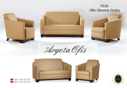 Renkli ve modern tasarımıyla estetik 7018 Ofis Kanepeleri.