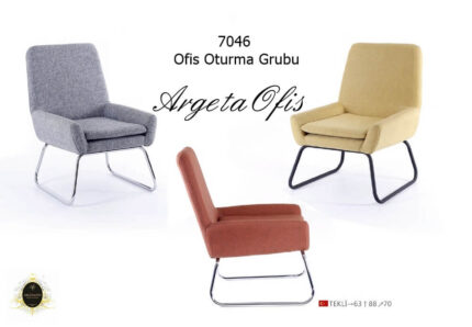 Minimalist tasarımıyla dikkat çeken estetik 7046 Ofis Kanepeleri.