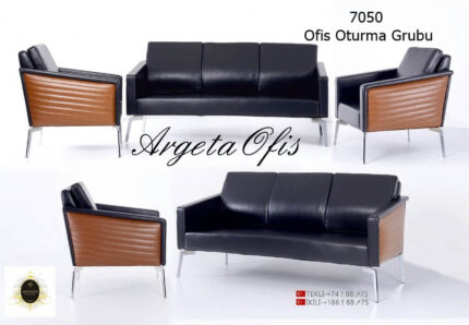 Renkli kumaş kaplama 7050 Ofis Kanepeleri