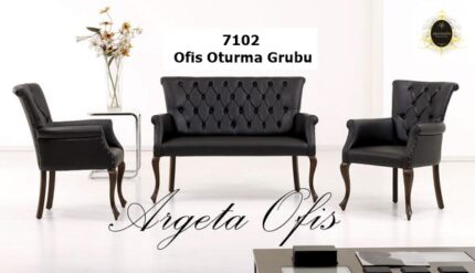 Deri kaplama estetik 7102 Ofis Kanepeleri