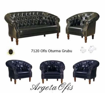 Ofis toplantı odasında yer alan şık estetik 7120 Ofis Kanepeleri.