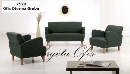 Göz alıcı detaylara sahip estetik 7129 Ofis Kanepeleri.