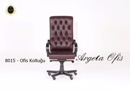 şık deri kaplamalı lüks Ofisiniz için tasarlanmış ergonomik 8015 Ofis Koltukları ile konforu keşfedin. Rahat ve şık yönetici koltuğu modellerimizle ofisinizde prestiji artırın..