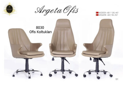 modern bir görünüm sunan ergonomik Yüksek kaliteli 8030 Ofis Koltukları ile ofisinizde konfor ve şıklığı bir arada yaşayın. Ergonomik tasarımıyla gün boyu rahatlık sağlar..