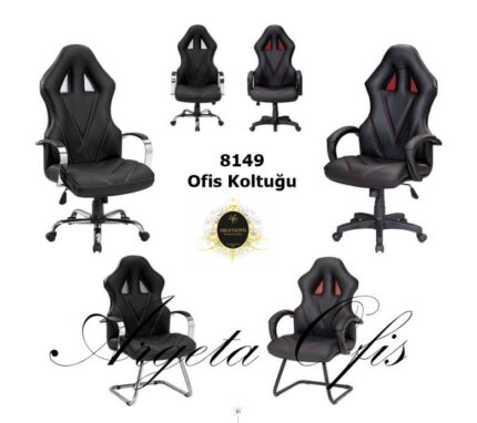 Şık metal detaylarıyla modern bir görünüm sunan konforlu 8149 Ofis Koltuklarıyla ofisinizde hem şıklığı hem de konforu bir arada sunun. Zarif ve rahat modellerle misafirlerinizi etkileyin..