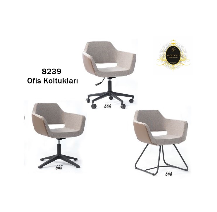 Ergonomik 8239 Ofis Koltuklarımiz Sırt eğimi ayarlı